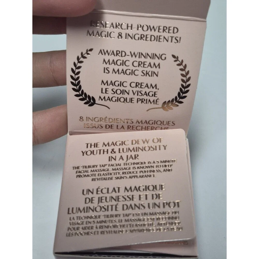 Charlotte Tilbury Magic Cream Instant Turnaround Moisturizer 15ml / 0.5oz New
